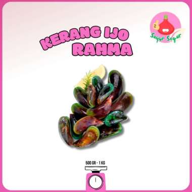 Sayur Segar - Kerang Ijo/Kerang Hijau Segar/ Green clamps 500gr