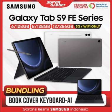 Samsung Galaxy Tablet Tab S9 Fe Fe+ Plus 5G Wifi RAM 6GB 8GB 12GB 128GB 256GB S9Fe Android Tab Only 