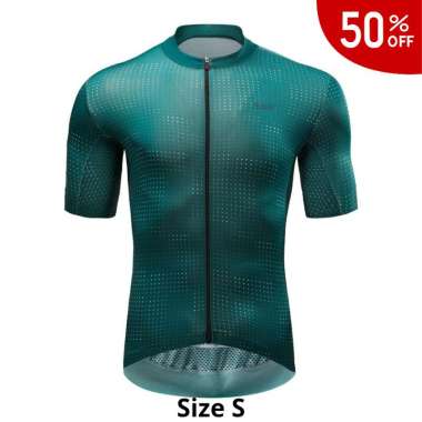 RION Men Maillot Ciclismo Jersey Sepeda Pria Baju Sepeda ketat S GREENBLACK