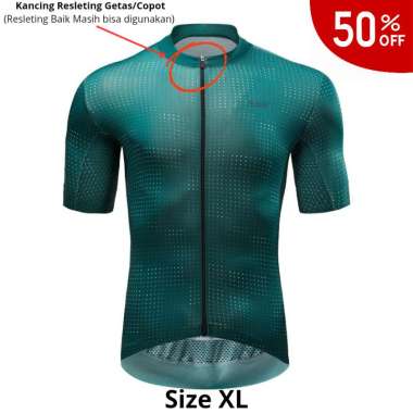 RION Men Maillot Ciclismo Jersey Sepeda Pria Baju Sepeda ketat XL GREENBLACK