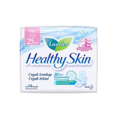 Promo Harga Laurier Healthy Skin Day Wing 25cm 14 pcs - Blibli