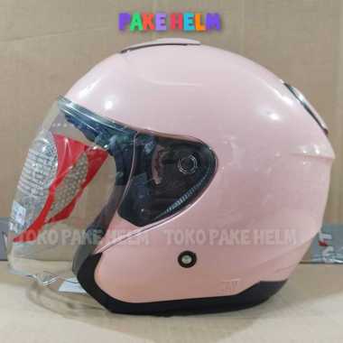 helm kyt kyoto light peach pink half face XXL