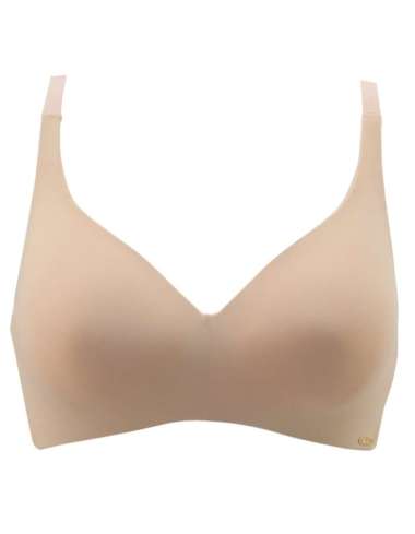 Wacoal Nude IB 5075R2 - Full Cup - Tanpa Kawat - Mold, Brown & Black BROWN 85D