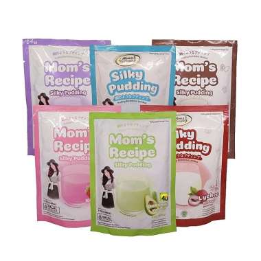 Mom's Recipe - Silky Pudding - 110 gr POUCH STRAWBERRY