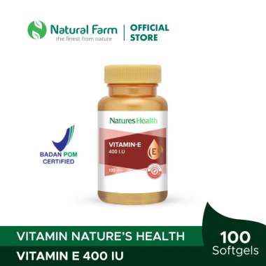 Natures Health Vitamin E 400 IU - 100 Softgels