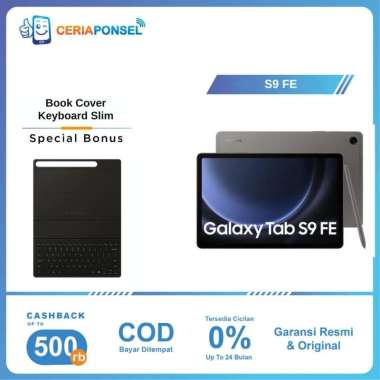 Samsung Galaxy Tab S9 FE cellular/wifi 6/128GB | Android 13 Garansi Resmi Gray