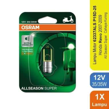 Osram Lampu Depan Motor Honda Revo 2007-2009 - 62337ALS - Yellow