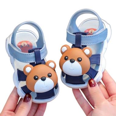 Sepatu Sandal Sendal Jelly Kelinci Rabbit Bear Import Grosir Anak Size 15 - 20 SH2331 16 COKLAT