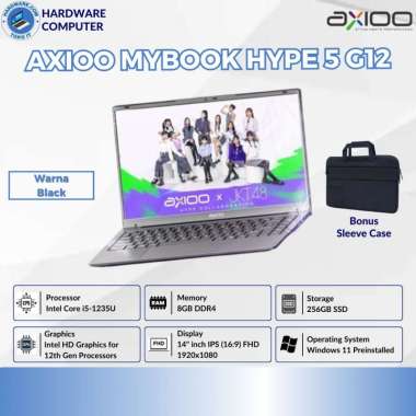 Axioo MyBook Hype 5 G12 Intel Core i5 1235U 8GB 256GB 14" FHD IPS