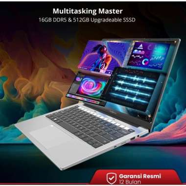 Advan Workplus Amd Ryzen 5 6600H RAM16GB SSD2TB 14 Wuxga IPS Windows 11 original SSD256GB