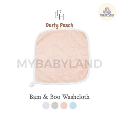 Little Palmerhaus - Bam & Boo Bamboo Washcloth | Lap Mandi Bayi | Waslap Bayi | Sapu Tangan Anak Per