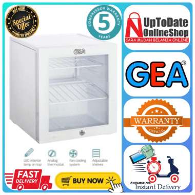 SHOWCASE MINI / LEMARI PENDINGIN MINI GEA EXPO-50 EXPO50 FAST COOLING SUPER LOW WATT GEA - PUTIH