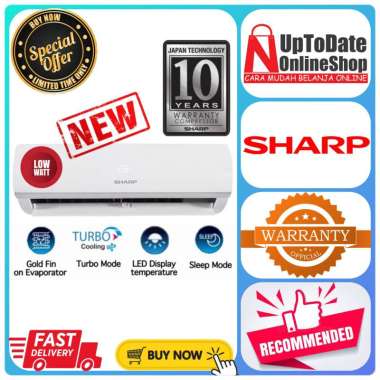 AC SHARP AH-A12ZCY A12ZCY ZCY STANDARD LOW WATT 1.5 PK FAST COOLING AC SHARP 1.5PK R32