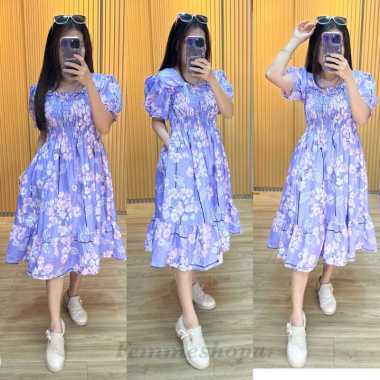 FM - DRES WANITA / DRES MOTIF / DRES TERBARU - FN DRES NIRINA XL-XXL HIJAU SAGE
