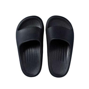 Sandal Anak Cewek Anti Slip Sendal Cowok Polos Sandal Sepatu Impor-Size 24-35 26/27 Yellow