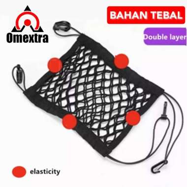 Karet Jaring Kantong Jok Mobil MultifungsiKaret Jaring Kantong Jok Mobil 2Layer 4elastis