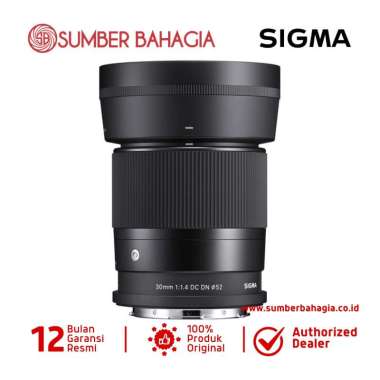 Sumber Bahagia - Sigma 30mm f/1.4 DC DN Contemporary Lensa Kamera Sony E-mount