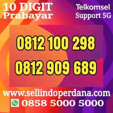 nomor cantik simpati Telkomsel 10 digit prabayar 4G/5G