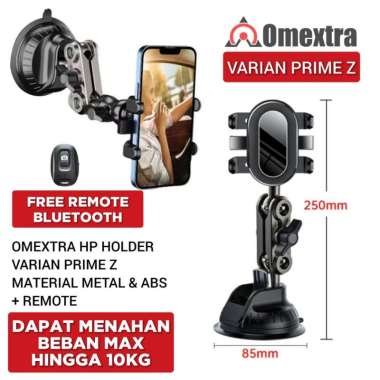 Prime Phone Holder Omextra Tempat Hp Mobil Vlog Shooting Metal Rotate PRIME Z REMOTE