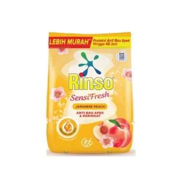 Promo Harga Rinso Anti Noda Deterjen Bubuk + Molto Japanese Peach 770 gr - Blibli