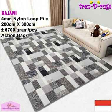 Tren-D-rugs Karpet modern klasik persian vintage retro jumbo alas duduk lantai ruang tamu kamar tidu
