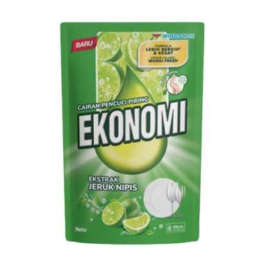 Promo Harga Ekonomi Pencuci Piring Power Liquid Jeruk Nipis 650 ml - Blibli