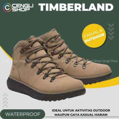 SEPATU BOOTS PRIA TIMBERLAND ORIGINAL LOW BOOT PENDEK KULIT ASLI ORI TM57