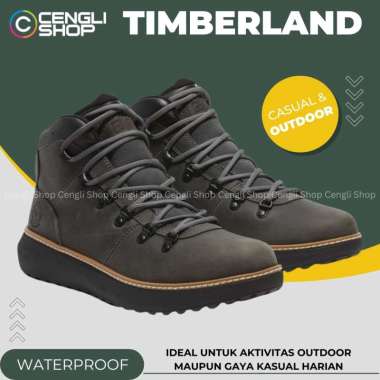 SEPATU BOOTS PRIA TIMBERLAND ORIGINAL LOW BOOT PENDEK KULIT ASLI ORI TM58