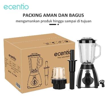ecentio - Upgraded Juice Mixer Blender Food Processor Machine Glass