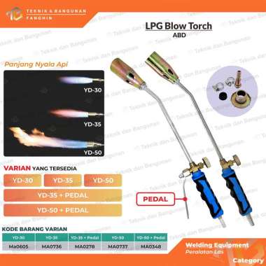 KEPALA GAS TORCH ALAT BAKAR HEATING TORCH GAS LPG BLOW TORCH ABD YD-30