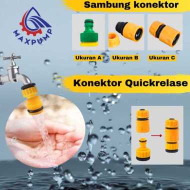 Konektor Quick Release Selang air 5/8inch Sambung Connector tap selang UKURAN A