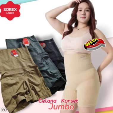 B389 Sorex Celana Korset Boxer Jumbo, Cd Korset Wanita Jumbo Size BB 75 - 100 kg ALL SIZE ABUMUDA