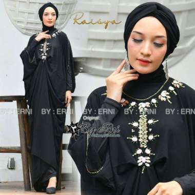 Kaftan Anindia baju gamis kaftan wanita muslim terbaru 2021 kekinian termurah mewah original elegan