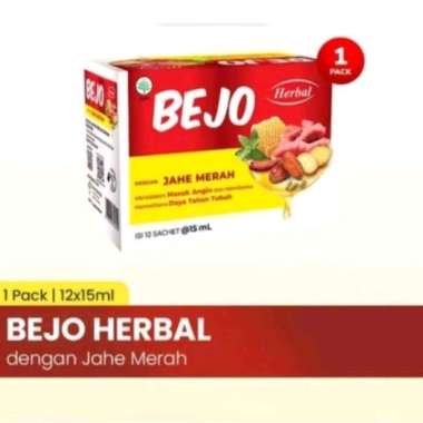 BEJO JAHE MERAH 1 Box isi 12 Sachet@15ml