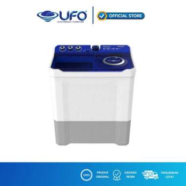 SHARP MESIN CUCI 2 TABUNG 12 KG EST1290WABL