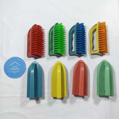 SIKAT KAYU PLASTIK CUCI BAJU SEPATU LANTAI PIRING SIKAT SETRIKA