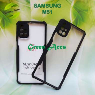 SILIKON ( SAMSUNG M51 ) CASE ANTI CRACK BENING / SOFTCASE / CASING SOFT HP HANDPHONE