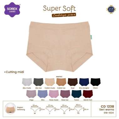 CD Wanita Sorex Super Soft 1238 Random QL