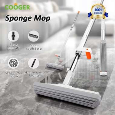 COOGER White Hands-free gummy Mop 1 piece set