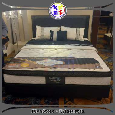 Superfit Neo Silver Set Springbed Kasur Matras Comforta Superfit Set Ori 160x200