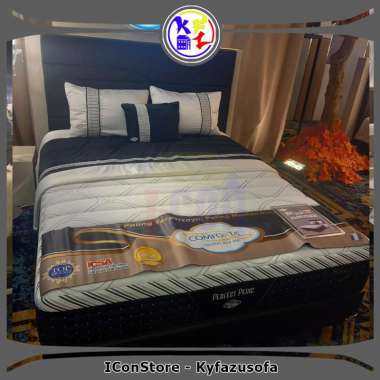 Comforta Springbed Perfect Pedic Kasur Latex Matras Orthopedic Tulang belakang SET Ori 120x200