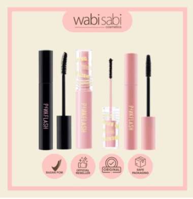 PINKFLASH - Oil Proof Curl Mascara | Lengthening Waterproof Micro Brush Mascara Brush Mascara