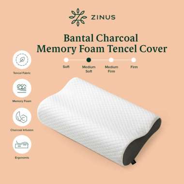 Bantal Zinus Charcoal Memory Foam