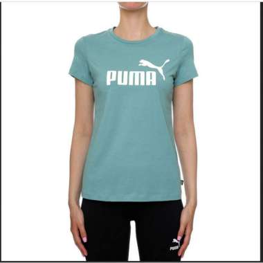 Kaos Casual Wanita Ess Logo Tee (s) US Bold Blue 681713 49 M