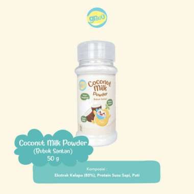 Grouu Coconut Milk Powder Bubuk Santan 50gr