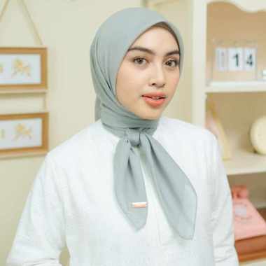 Lozy Hijab - Sada Voal (Hijab Voal Polos Segiempat) Sage