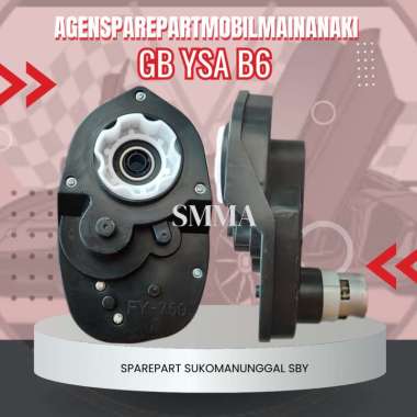 Gearbok Bintang 6 YSA/BUGGY Dinamo 755 12Volt/24Volt 16.000rpm Mobil Mainan Aki Anak YSA 24Volt 16.0