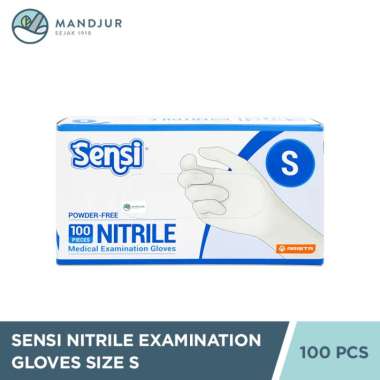 Sensi Sarung Tangan Nitrile Size S Isi 100 pcs - Non Latex Powder Free