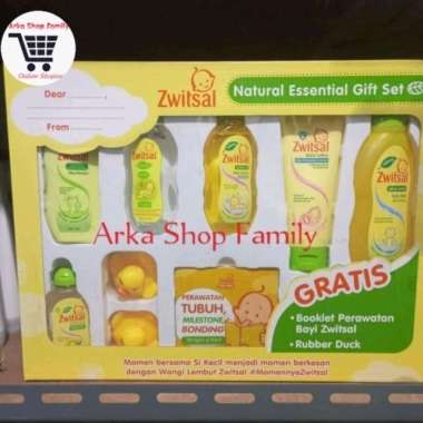 ZWITSAL Baby Gift Box Set Paket Hadiah Bayi Perlengkapan Mandi Kado Hampers Newborn Baru Lahir