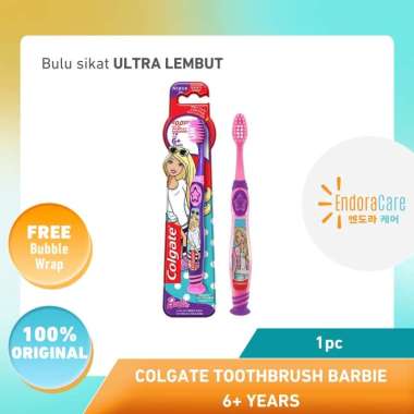 COLGATE Barbie Toothbrush Sikat Gigi Anak [Usia 6+]